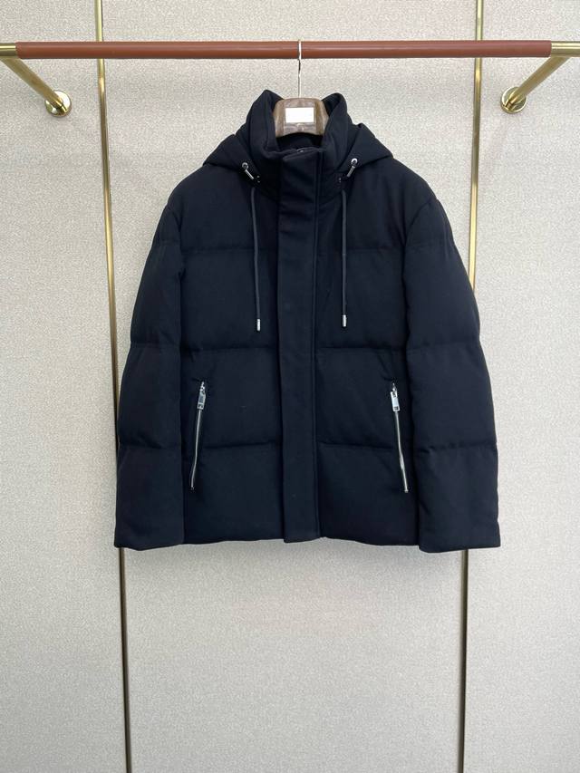 Down Jacket - Zegna's latest must-have! Autumn/Winter new high-neck hooded down