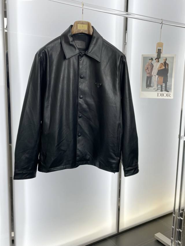 Prada is going all out to release this new autumn/winter fashion leather jacket
