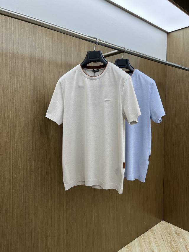 Early Spring Zz High-End Custom 26Ss Spring/Summer New Round Neck Short Sleeve T