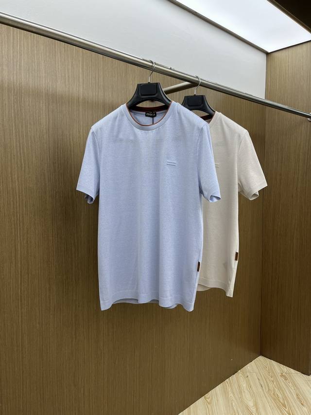 Early Spring Zz High-End Custom 26Ss Spring/Summer New Round Neck Short Sleeve T