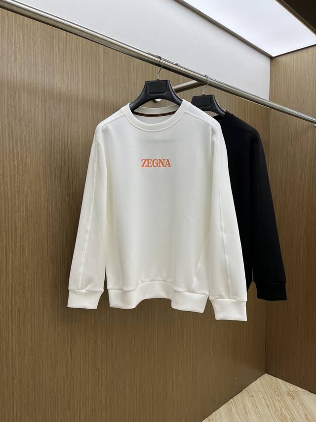 Autumn/Winter Zz 2025 Autumn/Winter Men's High-End Crew Neck Sports Long-Sleeve