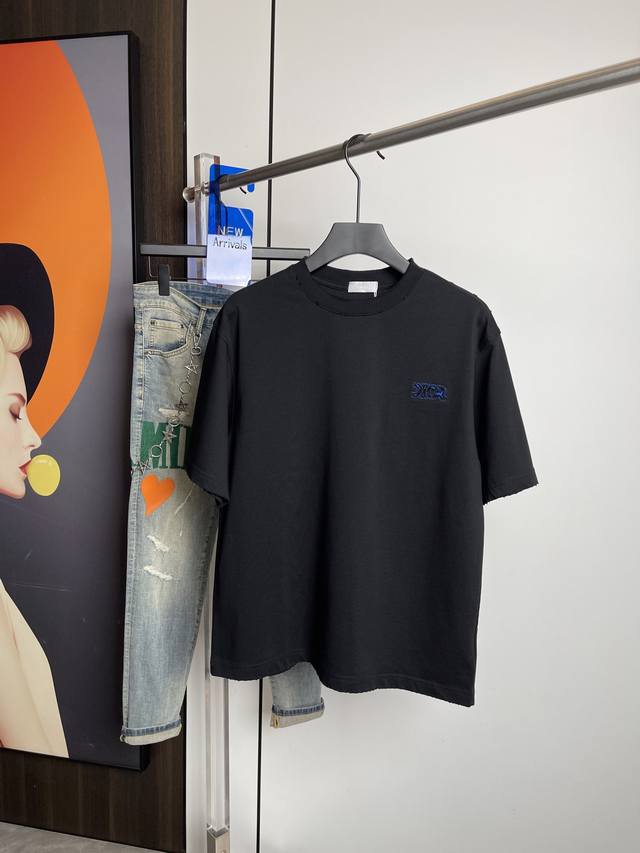 Dior 2026 Spring/Summer New Arrival Short-Sleeve T-Shirt, original embroidered p