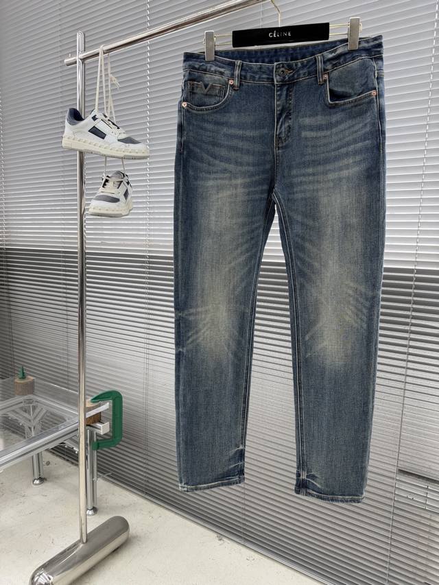 Vltn 25 Autumn/Winter New Arrival Denim Pants. New Retro Washed Denim Pants. Ori