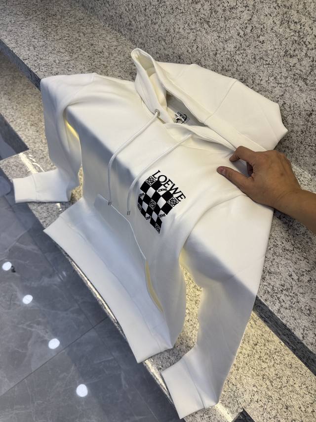 Loewe Autumn/Winter Men's Clothing New Arrival Hooded Sweatshirt with Pockets -