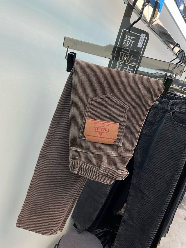 prad popular first release, sandblasted retro street style corduroy fabric, norm