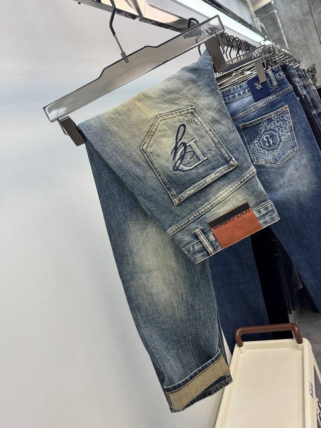 Dg Dolce & Gabbana & 25 Limited Edition Autumn/Winter New Arrival Retro Washed J