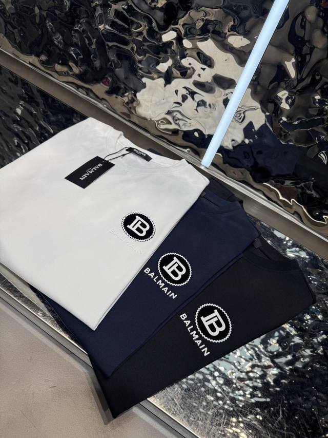 Balmain 2026 Spring/Summer Short-Sleeve T-Shirt New Style Short-Sleeve T-Shirt w