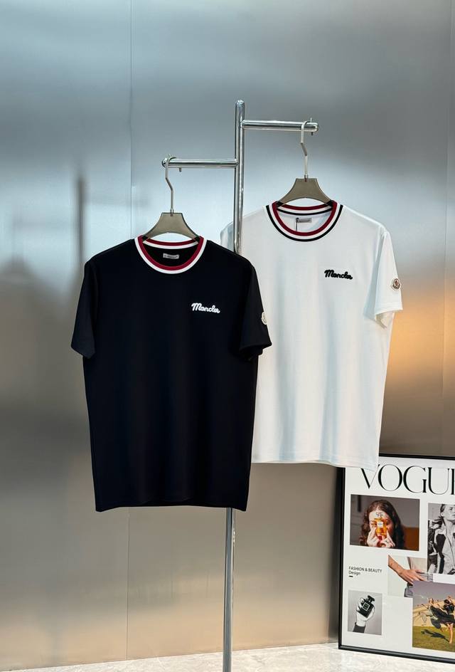 Moncler 25S Men's Modal Short-Sleeve T-Shirt, made of G Modal cotton, soft and