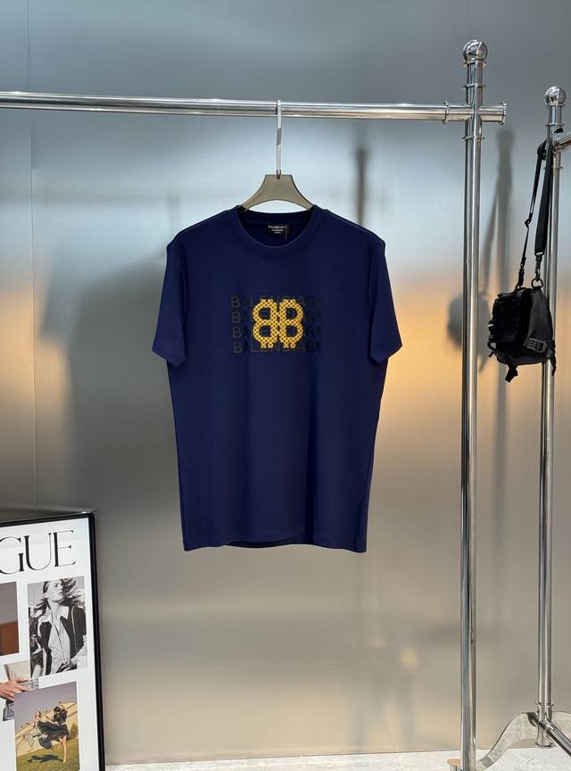 Balencia*Ga Paris*25S New Modal T-shirt. Custom-made 100% high-weight 300g modal