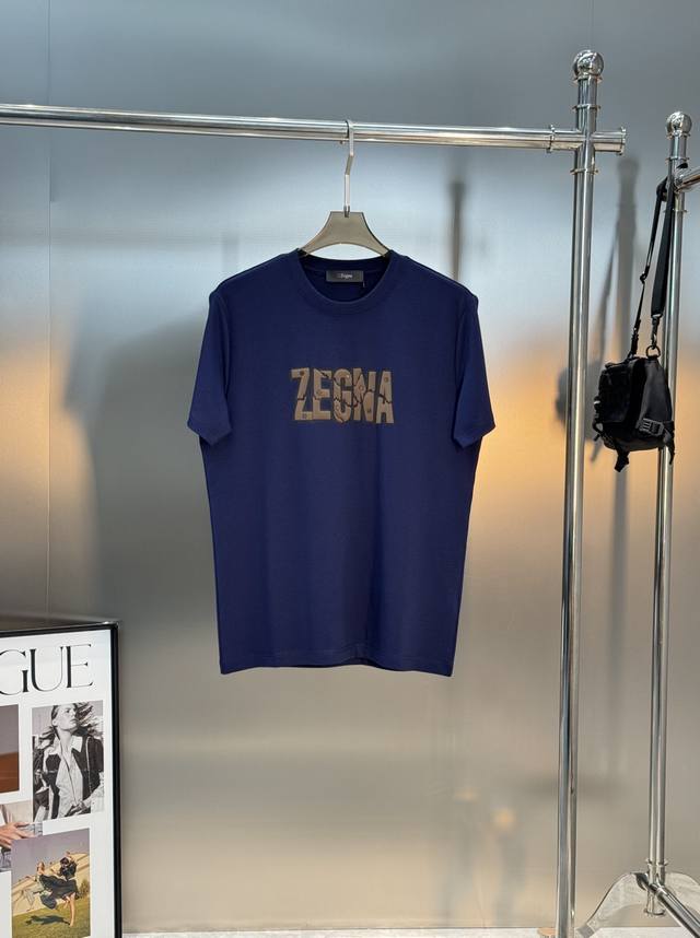 Z Zeng Zegna 25S New Letter Modal T-Shirt. A refreshed and upgraded versatile ba
