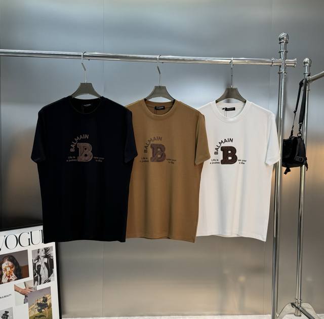 Balmain Modal Short-Sleeve T-Shirt. Made with high-quality G Modal cotton, soft