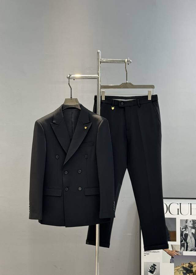 Jacket, Pants 270 Versac*Vasa 25S Men's Business Casual Suit Set, a high-end br