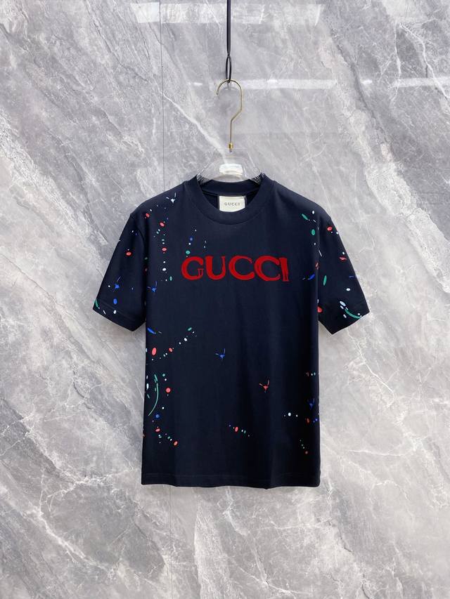 Gucci 2026 Spring/Summer New Arrival - Short-Sleeve Crew Neck T-Shirt, High-End