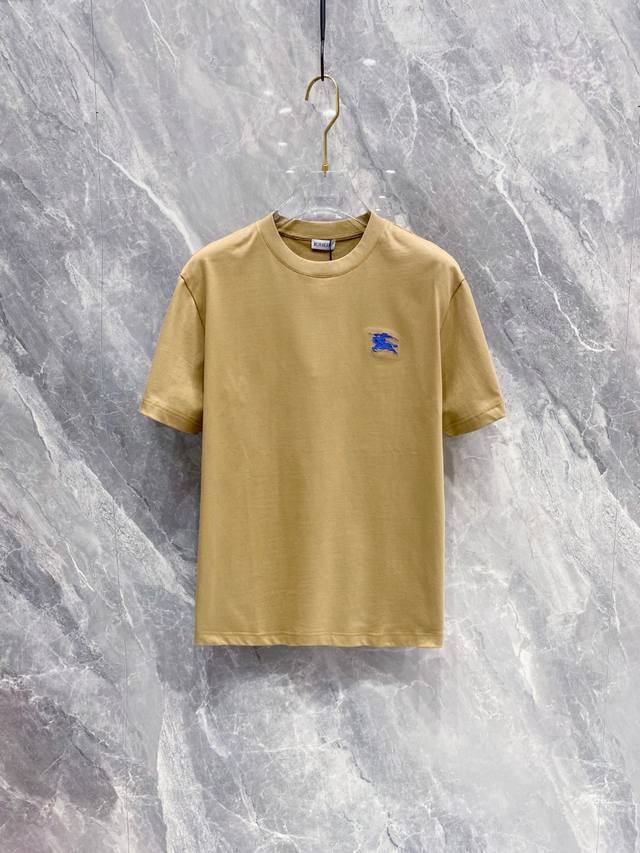 Burberry 2026 Summer New Arrival: Unisex Short-Sleeve T-Shirt! Custom-made pure