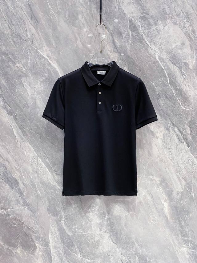 Dior 2026Ss Summer New Logo Men's Polo Shirt! A classic business men's style, th