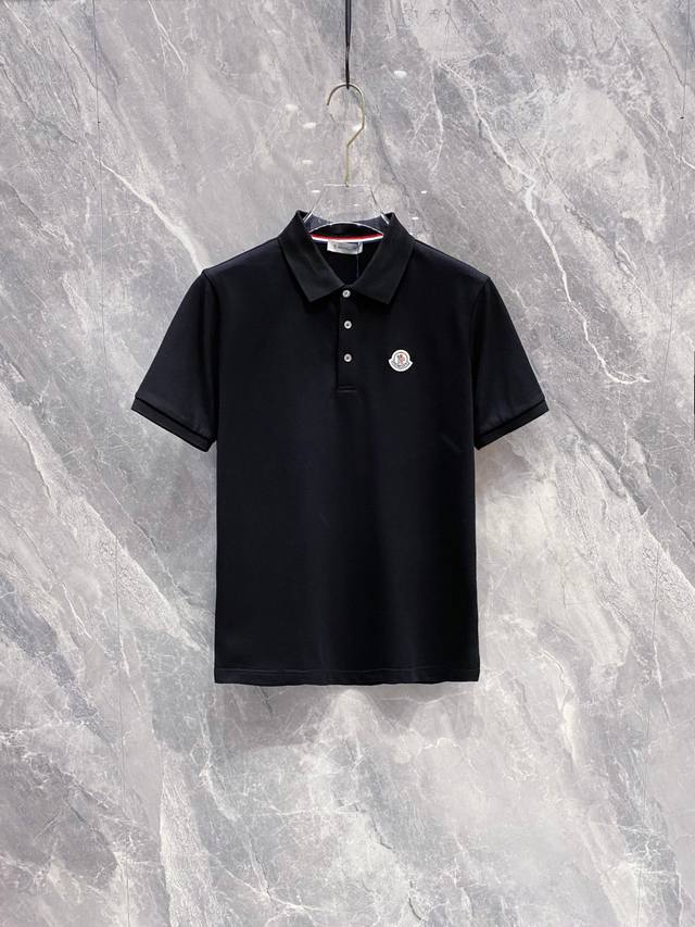 Moncler 2026Ss Summer New Logo Men's Polo Shirt! A classic business men's style,