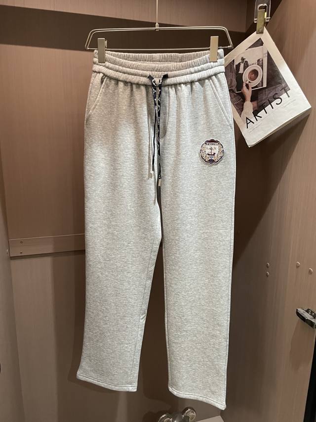 Lv 2025 Autumn/Winter Newest Casual Pants with Fleece Lining for Extra Warmth! E