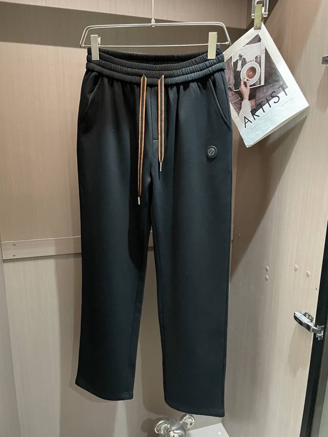 Zegna 2025 Fall/Winter Newest Casual Pants with Fleece Lining for Extra Warmth!