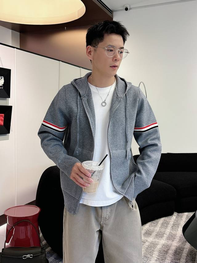 Tb 2025 Autumn/Winter New Arrival Wool Blend Cardigan Sweater, Original Quality,