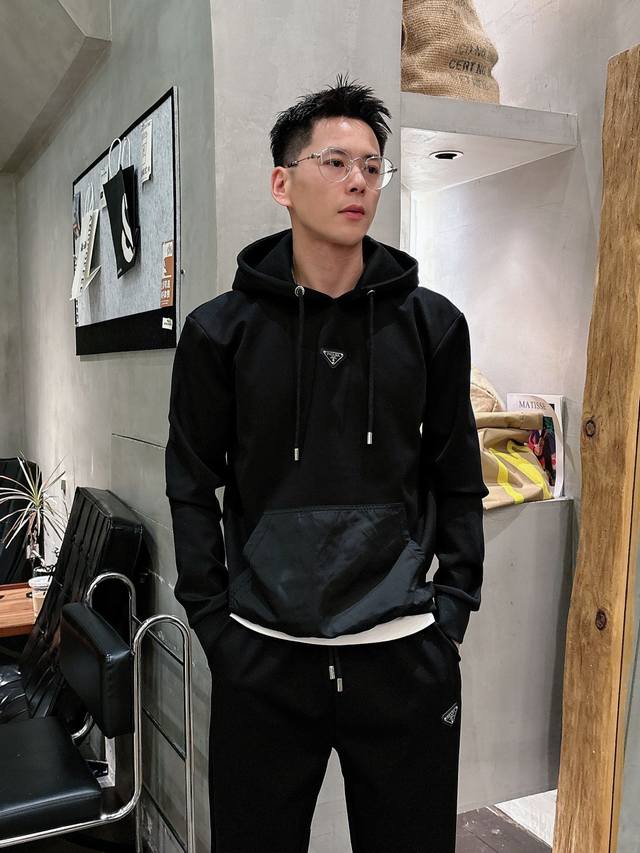 Prada 2025 New Hot Selling Crew Neck Hooded Suit - Original Quality, Top-Tier I