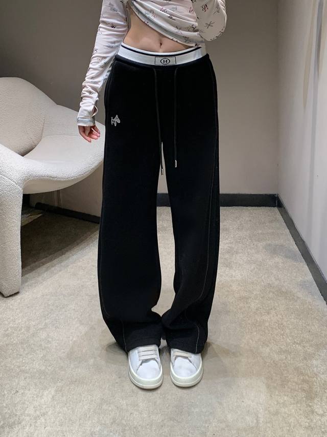 Herm*S 25Fw Autumn/Winter New Fleece-Lined Casual Pants | Exclusive High-Fit Pro