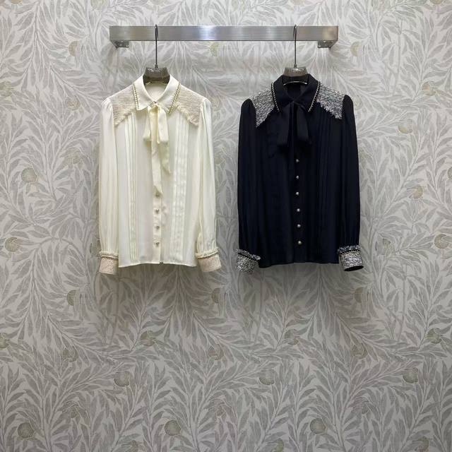 Va2026 Sp Premium Silk Shirt This shirt is crafted from heavyweight silk, boasti