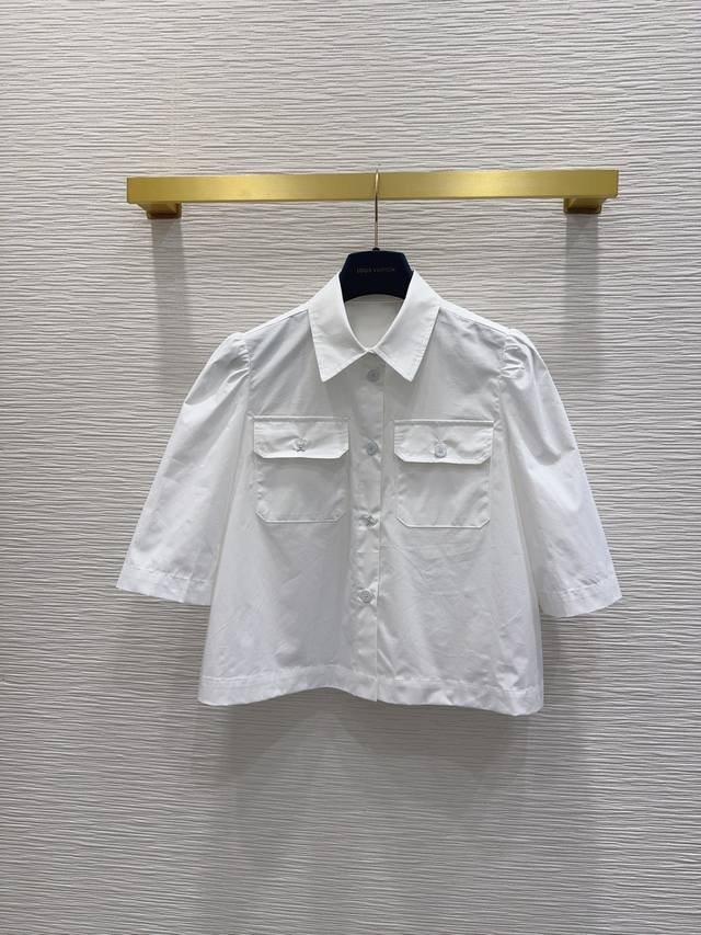 Louis Vuitto* 2026 Early Spring New Shirt: Understated luxury, three-dimensional