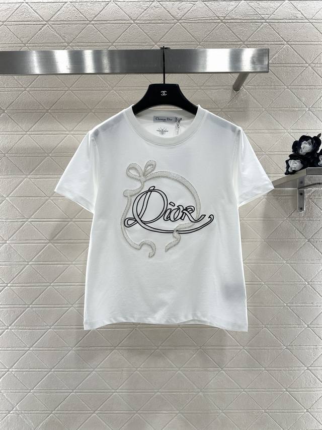 Dio*2025 New Arrival Heavy-duty Beaded Logo Ribbon Custom Yb Mercerized Cotton M