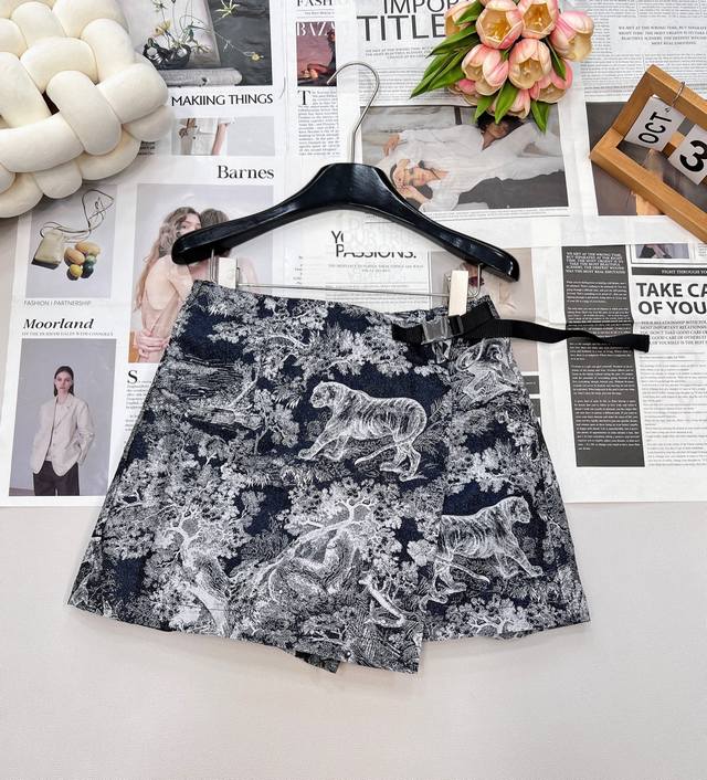 Dior Animal Jungle Collection Jacquard Pants Skirt ( ) Full-coverage animal jung