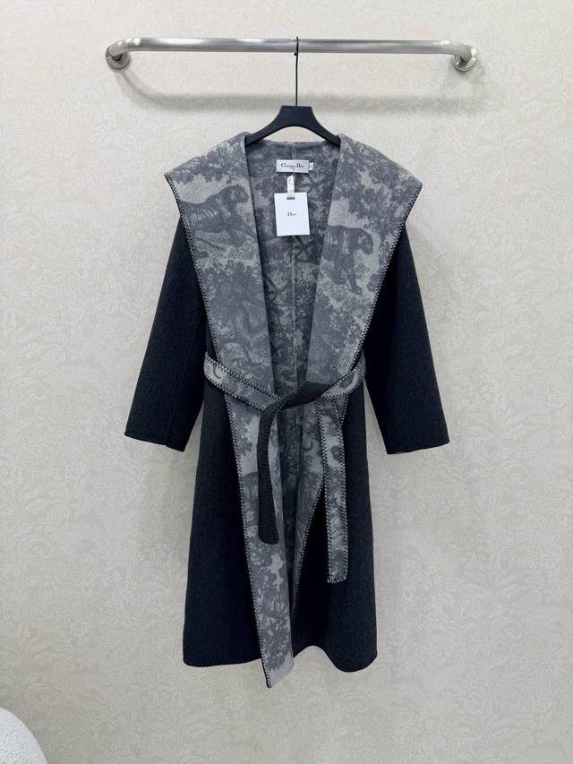 Dio*25 New Bathrobe, High-End Cashmere Coat, Long Style, Brand Custom Fabric, Do