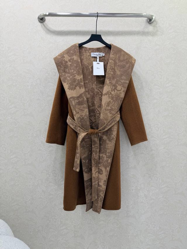 Dio*25 New Bathrobe High-End Cashmere Coat Long Style Available Brand Custom Fab