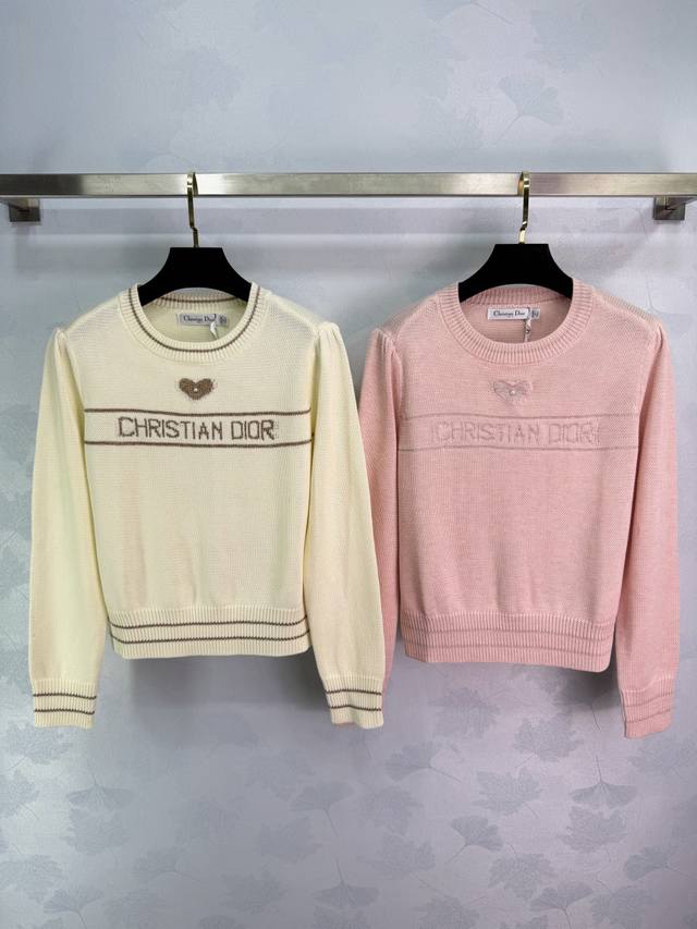 Dio*26 Early Spring New Lucky Star Series Knitted Long-Sleeve Top. Made of high-