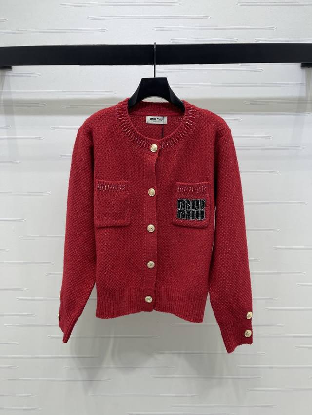 New Arrival: High-end Original Miumi* 2025 Autumn/Winter Collection! This red kn