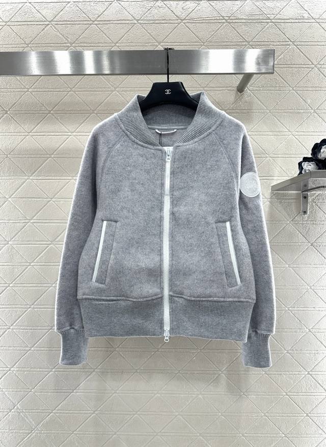 Canada Goos*2025 New Arrival Wool Baseball Jacket Custom Yb Imported wool fabric