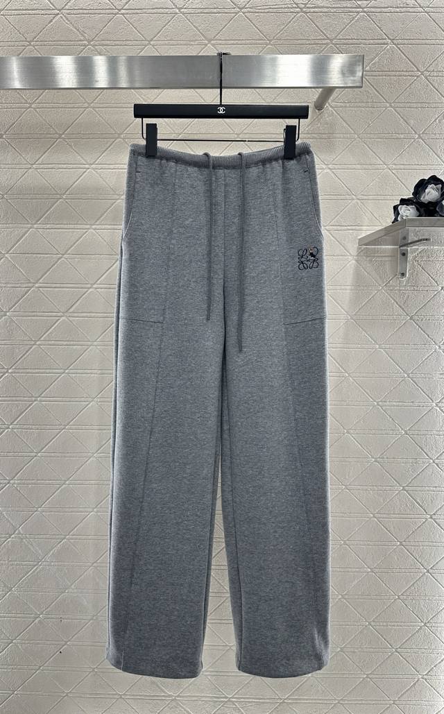 Loew*2025 New Arrival Drawstring Wide-Leg Straight-Leg Trousers Custom Yb Import