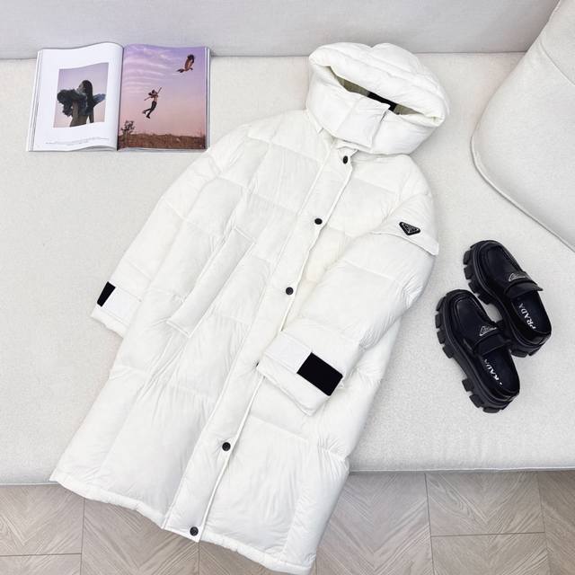 Exclusive First Release, Original Quality PD 25Ss Autumn/Winter Newest Hooded Lo