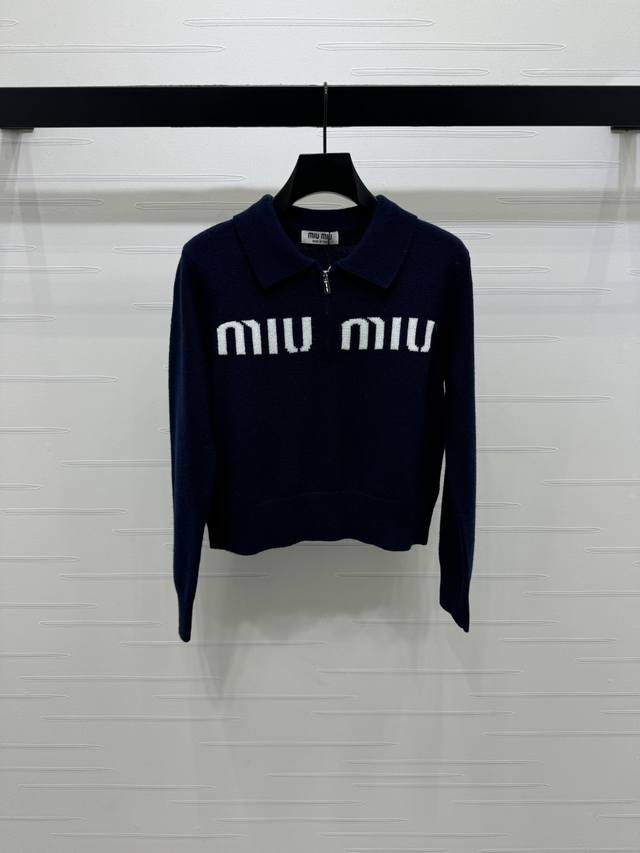 New Arrival! High-Quality Original Miu Mi* 2025 Autumn/Winter Collection! Collar