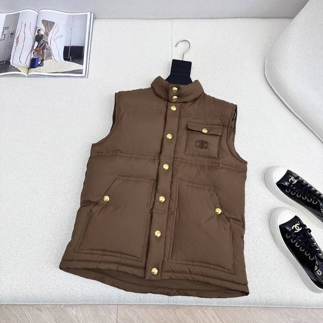 Ce 25Ss Autumn/Winter New Arrival Triumphal Arch Embroidered Pocket Decoration S