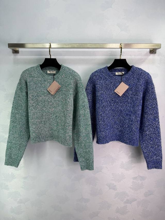 25 Winter Miui* New Round Neck Chunky Knit, Fluffy, Skin-Friendly Baby-Grade Imp