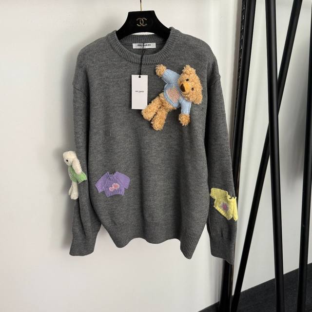 Style No. 20258162 13De Marzo* New Style 3D Bear and Bunny Doll-Style Pullover