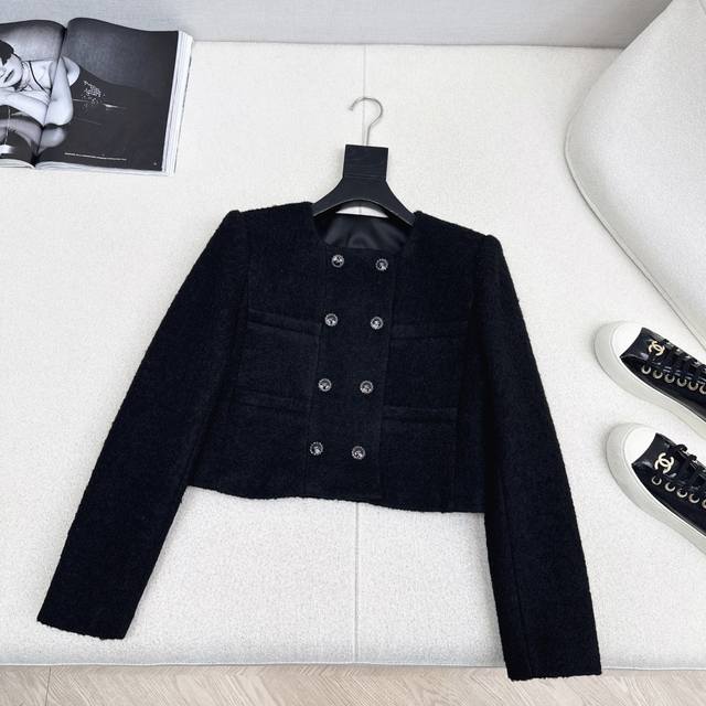 Zhou Xun's same style, C brand 26Ss, early spring latest double-breasted short