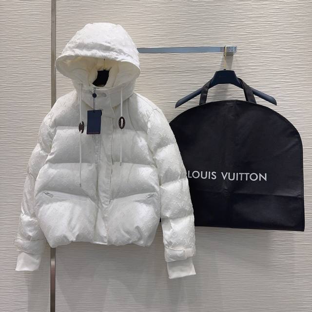 Louis Vuitto* 2025Fw New Down Jacket, jacquard fabric, classic and stylish, perf