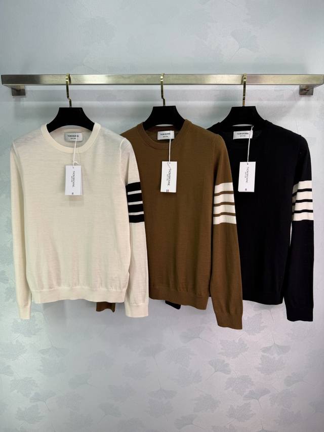 Tb*26 Early Spring New Style Four-Stripe Knit Sweater, Fine Wool Material, Soft
