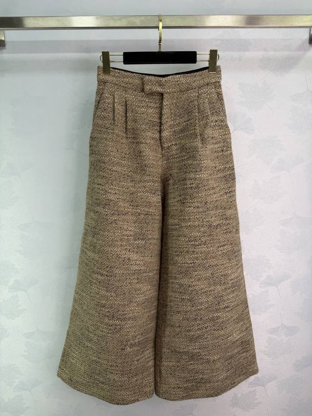 Lp*2026 Early Spring New Stand Collar Woven Vest and Wide-Leg Pants Set, Custom