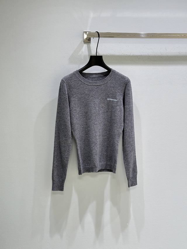 25Ss New Winter Arrival! Gray slim-fit base layer top, soft and skin-friendly wo
