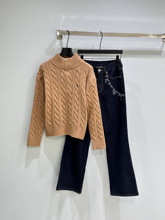 25Ss New Winter Arrival! These jeans are super cool, unisex, with a stylish rhin