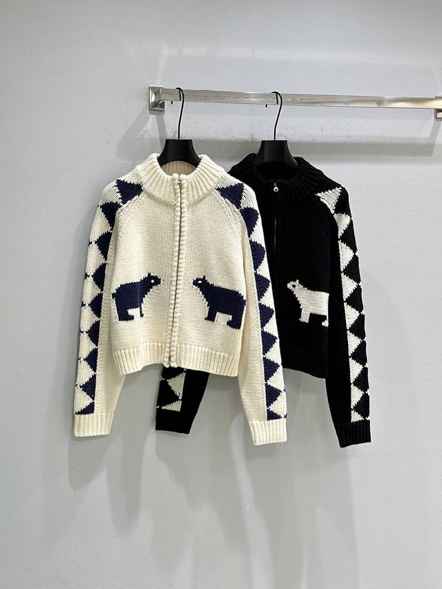 25Ss New Winter Arrival! Polar Bear Knit Cardigan from the Ski Resort Collection