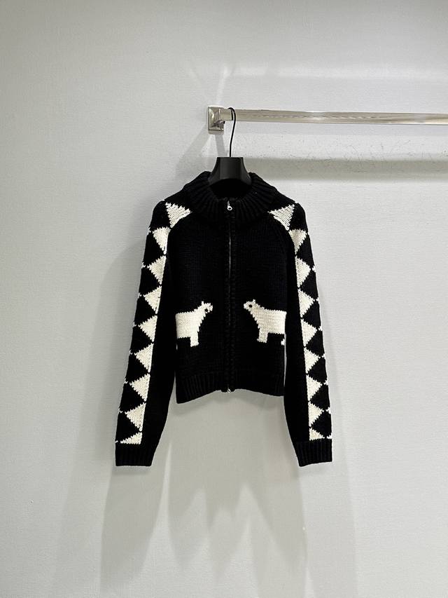 25Ss New Winter Arrival! Polar Bear Knit Cardigan from the Ski Resort Collection