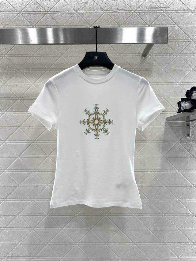 Chane*2026 New Arrival Beaded Crew Neck Logo Custom Yb Tencel Wool Material, Del