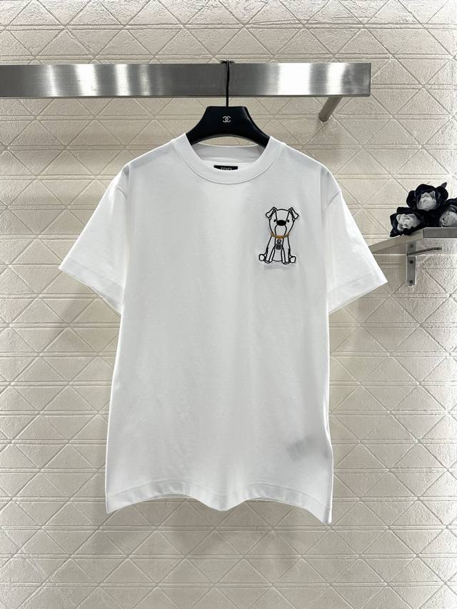 Fend*2026 New Arrival Round Neck Embroidered Puppy Logo Custom Yb Original 100%